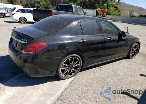 2017 Mercedes-Benz C 43 4Matic Amg from USA, damaged, VIN 55SWF6EB2HU195147